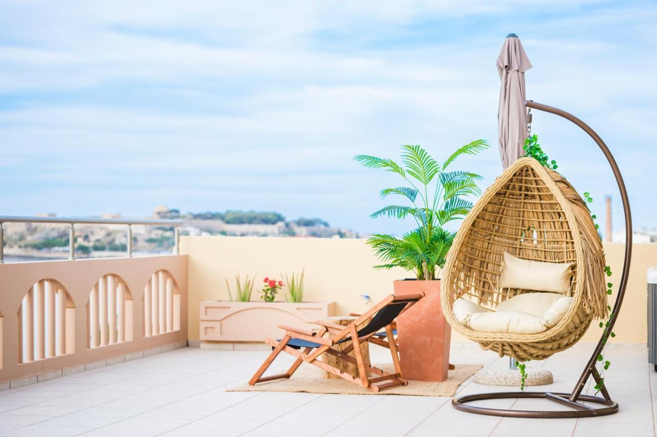 Thea - Rooftop Seaview Jacuzzi Rethymno  Ngoại thất bức ảnh