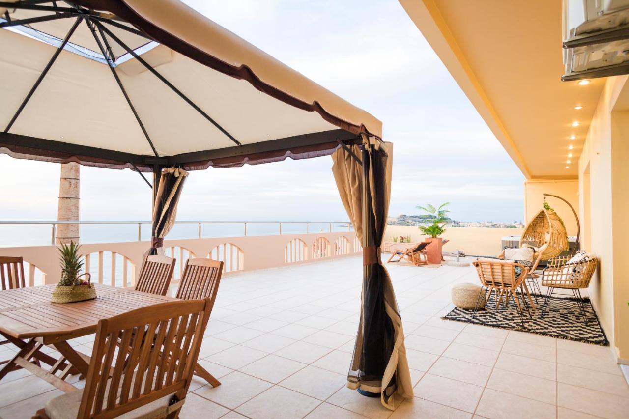 Thea - Rooftop Seaview Jacuzzi Rethymno  Ngoại thất bức ảnh